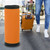 Neoprene Soft Luggage Box Car Door Handle Cover Wrap Grips Suitcase Travel Tags(Orange)