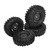 4PCS RC Off Road Vehicle Tires 1.9 Inch Universal Rubber RC Wheels and Tires for RC Off Road Vehicle Climbing Car Black