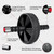 Wheel Exercise Roller with Non Slip Knee Pad Resistance Band Abdominal Roller Home Gym Equipment for Men Women