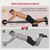 Wheel Exercise Roller with Non Slip Knee Pad Resistance Band Abdominal Roller Home Gym Equipment for Men Women