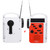 Plastic Solar Portable Hand Crank Multi Functional Am FM Radio Mobile Phone Power Bank LED Flashlight Emergency Alarm(Red )