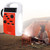 Plastic Solar Portable Hand Crank Multi Functional Am FM Radio Mobile Phone Power Bank LED Flashlight Emergency Alarm(Red )
