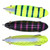 3Pcs Artificial Fish Bait Lifelike Soft Silicone Lure Fishing Swimbait with Hook