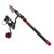 2.7m Lure Rod Spinning Fishing Wheel with Lure Baits Fishing Accessories Set with Storage Bag for Saltwater Freshwater