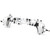 Remote Control Car Metal Front Portal Axle Assembly for 1/10 SCX10 III RC CrawlerSilver