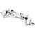 Remote Control Car Metal Front Portal Axle Assembly for 1/10 SCX10 III RC CrawlerSilver
