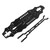 RC Car Bottom Chassis Plate for Xpress for XQ2S 1:10 RC RV Accuracy CNC High Flexibility Hollow Carbon Fiber RC Chassis Black