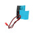 Motor Heat Sink Aluminum Alloy Stable Efficient Temperature Control Cooling Fan for 42mm Dia Motor 1/8 RC DC 5V Blue