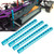 4Pcs Aluminum Alloy RC Car Shell Column Accessory Spare Parts Fit for HSP 1/10 122037Blue