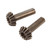 2Pcs RC Car Bevel Gear Metal Iron Heavy Duty Gears Set for WLtoys 1/10 104001 RC Car Crawler