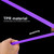 2m Elastic Stretch Yoga Strap Resistance Band Fitness Exercise Workout Belt Accessory(Purple)