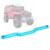 Aluminum Alloy Steering Linkage Rod with Screws Fit for RGT 136100 1/10 RC CarBlue 68019B