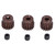 3Pcs 48DP 17T Steel Pinion Gear for 1/10 RC Car 3.175mm Shaft Brushless/Brushed Motor