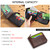 Leather Bifold Zipper Wallet for Travel Purse Pouch