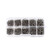 210pcs/box  High Strength Fishing Rolling Swivels with Snap Connectors Solid Fishing Tackle