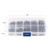 210pcs/box  High Strength Fishing Rolling Swivels with Snap Connectors Solid Fishing Tackle