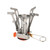 Outdoor Camping Hiking Cookware with Mini Camping Piezoelectric Ignition Stove Backpacking Cooking Picnic Pot Set Cook Set With Fork and Spoon