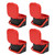 4pcs Portable Plastic Fishing Bait Holder Box Worm Earthworm Lure Storage Case with Clip