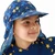 Children Sun Hat Boys Girls Wide Brim Summer Beach Hat with Neck Flap for Swimming Beach Play Dolphins
