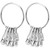 Mini Spring Clip Hook 15kg Bearing Keychain Key Rings Quick Link Carabiner Tool Set