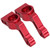 2pcs RC Rear Axle Carrier Aluminum Alloy Rear Axle Cup with Screws for Chevrolet C10 1967Red