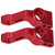 2pcs RC Rear Axle Carrier Aluminum Alloy Rear Axle Cup with Screws for Chevrolet C10 1967Red