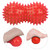 PVC Peanut Spiky Massage Ball Back Foot Massager Ball Fitness Muscle Massaging (red)