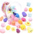 24 Pcs Squeeze Toy Cute Soft Safe TPR Squeeze Dolls Decompres Stress Toy for Office Home