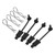 RC Car Body Shell Clip Retainers for Losi Lasernut U4 1/10 Remote Control Car Upgrade PartBlack