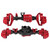 Model Car Accessory Metal Front Rear Portal Axles for Traxxas TRX-4 1/10 Scale RC Crawler