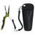 Lixada Professional Grade Fishing Pliers Aluminum Fishing Pliers Saltwater Sheath Braid Cutter Fish Tool Holder with Lanyard