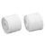 2pcs Boxing Handwraps Cotton 5m Quick Drying Semi Elastic Hook Loop Design Sports Hand Wraps for Kickboxing Muay Thai White