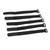 5Pcs/Set DUUTI Sports Cycling Riding Adjustable Nylon Bicycle Handlebar Tie Straps (Black)