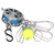 Stretch Fish Lock Raft with Reel Boat Fishing Stainless Steel Fish Buckle Accessory