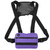 Chest Bag Adjustable Shoulder Strap Outdoor Waterproof Sports Training Pack for Fitness RunningPurple