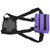 Chest Bag Adjustable Shoulder Strap Outdoor Waterproof Sports Training Pack for Fitness RunningPurple
