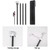 Camping Lantern Stand Collapsible Lamp Pole Camping Light Hanging Poles Aluminum Alloy Outdoor Lantern Pole for Picnic Hiking Fishing