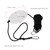 1pc Kayak Drift Anchor Tow Rope Tow Line 8.5m / 28ft Long Nylon Rope Stainless Steel Clips Kayak Accessory