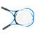 Iron Alloy Children Tennis Racket Beginner Practice Racquet with Ball and Carry Bag(Blue)