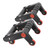 Abdominal Wheel for Abs Workout Roller Wheel Exercise Equipment for Core Strength Training Black Red Without Resistance Band