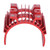 RC Motor Heat Sink Remote Control Car Motor Radiator Fit for Wltoys 144001 1/14 RC Car Upgrade PartsRed