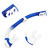 Diving Breathing Tube All Dry Front Snorkeling Equipment Swimming Training SuppliesSK‑105 Blue