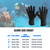3MM Neoprene Wetsuit Gloves Warm Scuba Diving Gloves Winter Surfing Gloves Thermal Anti Slip Gloves for Spearfishing Swimming Rafting Kayaking Paddling