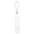 Electric Hand Mixer Foldable 3 Gear High Speed Cordless Portable Egg Whisk with 2 Heads White