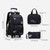 Kids Rolling Backpack for Boys Girls Luggage Wheeled Backpack Trolley School Bag Bookbag with Lunch Bag Pencil Bag