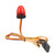 RC Car Alarming Light 5 Light Modes High Simulation Round Compact 10x15mm LED Warning Light for 1/10 RC Car Red