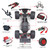 RC Racing Car Scale 7.4V 2.4GHz Four Wheel Remote Control 1:12 Model Toy Vehicle (Red)