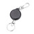 60cm Stainless Steel Wire Rope Retractable Key Chain Stretching Key Clasp Anti Lose Keyring