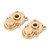 2Pcs RC Car Front Rear Axle Gear Cover Brass Accessory for FMS FCX 24 1/24 Climbing Crawler