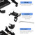 GUB Anti-slip Bicycle Adjustable Phone Holder Mount Aluminum Bike Handlebar Mobile Phone Holder Handlebar Clip Stand for 3.5-6.2inch Smart Mobile Phone